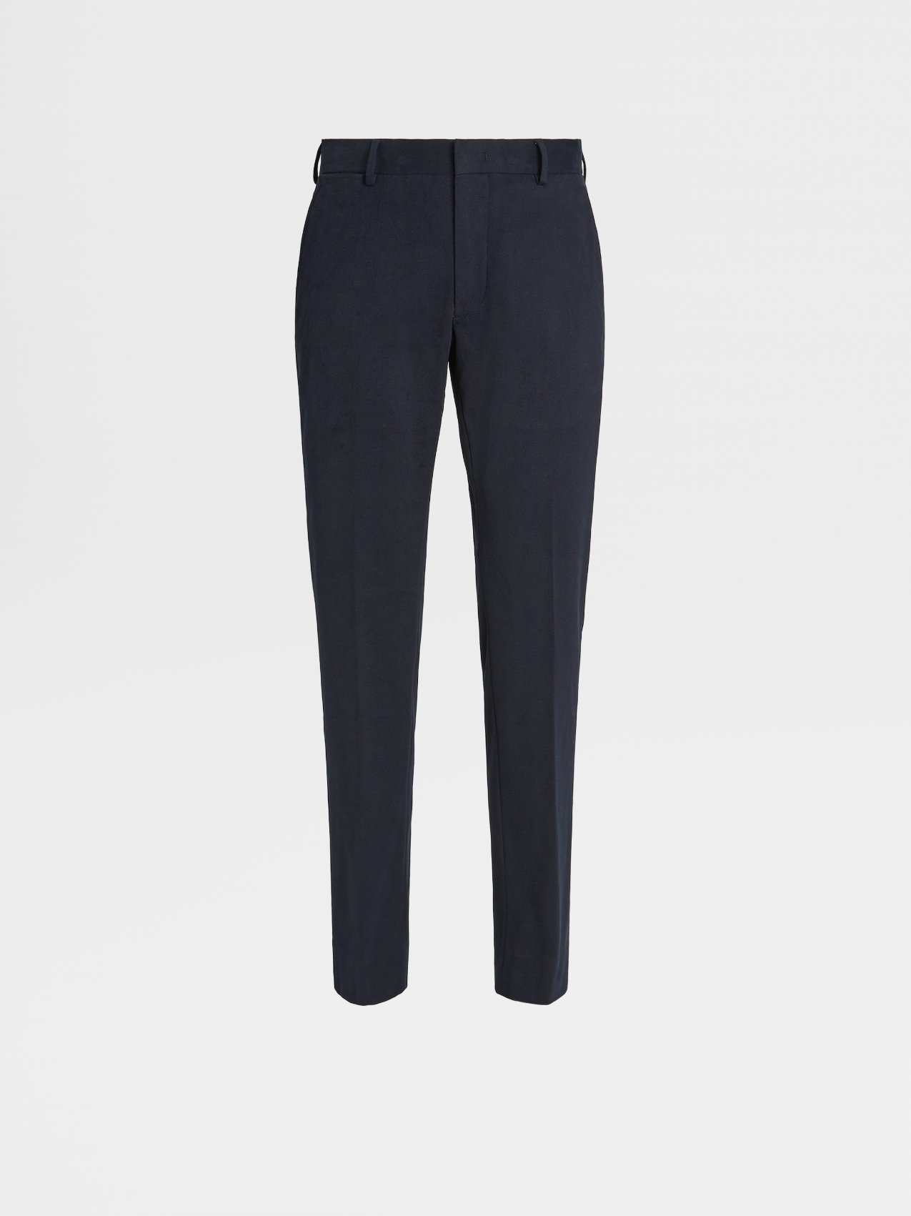 Navy Blue Winter Crossover Cotton Pants